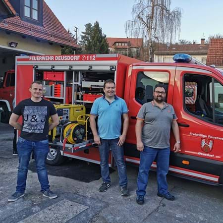 Neues Feuerwehrfahrzeug für Deusdorf